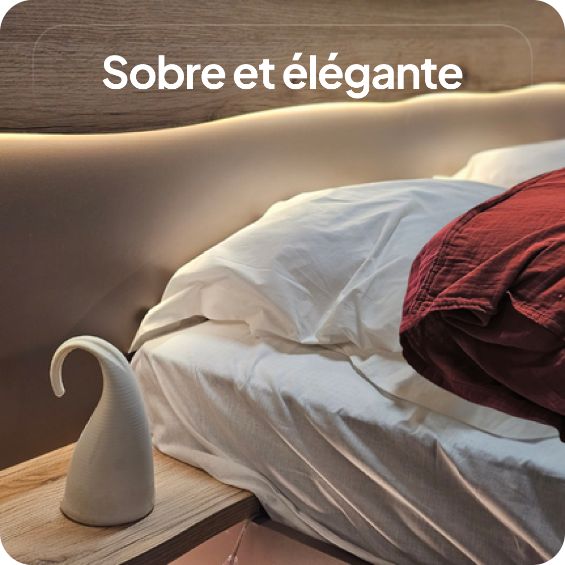 Lampe lumière rouge pour préserver la mélatonine et favoriser le